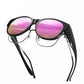 👓 SCONTO DEL 50% IN QUESTO MOMENTO! ⚡ Occhiali da sole oversize a occhio di gatto – Lenti polarizzate UV400, indossabili sopra gli occhiali da vista e dal design alla moda per donna ✨