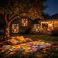 🔥OFFERTA SPECIALE 49% DI SCONTO - 🌞Lanterna da giardino colorata a energia solare con motivo a girasole