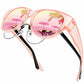 👓 SCONTO DEL 50% IN QUESTO MOMENTO! ⚡ Occhiali da sole oversize a occhio di gatto – Lenti polarizzate UV400, indossabili sopra gli occhiali da vista e dal design alla moda per donna ✨