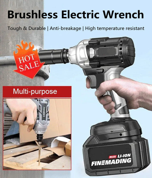💥🔧 Vendita calda! Chiave elettrica senza spazzole per potenza e precisione eccezionali