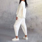 Moda, tempo libero ✨Manica lunga con scollo rotondo ＆ pantaloni set da 2 pezzi
