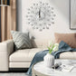 ✨🕰️ 60% di sconto ⚡ Orologio da parete con strass – Silenzioso, lusso minimalista e resistente! Perfetto per soggiorno, sala da pranzo o ingresso 💎🏡