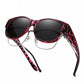 👓 SCONTO DEL 50% IN QUESTO MOMENTO! ⚡ Occhiali da sole oversize a occhio di gatto – Lenti polarizzate UV400, indossabili sopra gli occhiali da vista e dal design alla moda per donna ✨