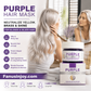 👱‍♀️Vuoi schiarire il colore dei capelli? I tuoi capelli hanno bisogno di cure urgenti! Maschera viola idratante per capelli con profumo duraturo
