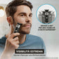 ✂️🧔  50% di sconto – Lussuoso set di cura professionale 3 in 1 ⚡🔋:  T-Klingen-Trimmer, Folienraserer, Nasenhardtrimmer – LED-Display, USB-Charge – perfetto per il rasuramento in viaggio e a secco.