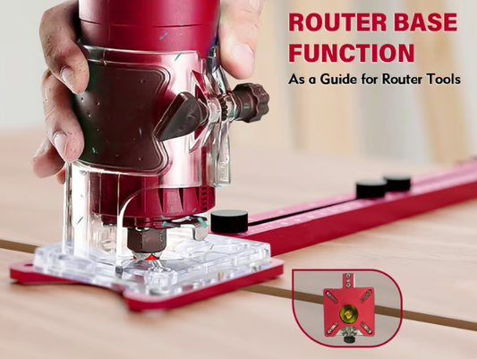 Supporto per fresatura di scanalature 4 in 1 per router