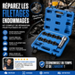🔧✨ Kit Professionale 10 Utensili per Riparazione Filettature Auto – Ripristina Viti e Bulloni Danneggiati, Universale – Indispensabile per Officina & Fai-da-Te 🚗🛠️