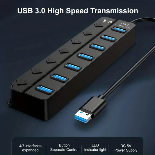 ✨💻Splitter USB con interruttore indipendente