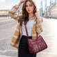 Borsa Vintage in Morbida Pelle PU per Donne