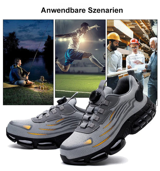 🔥GRANDE SALDO 44% DI SCONTO🔥Scarpe da lavoro antinfortunistiche con bottoni rotanti