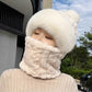 😍CALDA VENDITA🥰 Cappello sciarpa donna invernale caldo e antivento in peluche