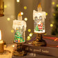 🎄Op batterijen werkende verlichte kerst sneeuwbol kaars🎄