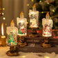🎄Op batterijen werkende verlichte kerst sneeuwbol kaars🎄