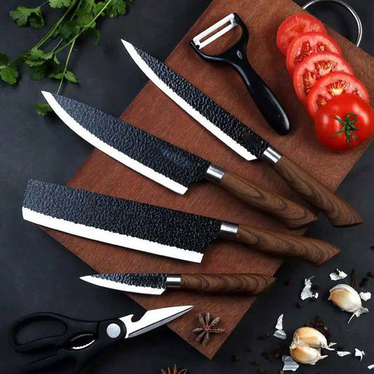 Set di Coltelli Professionali da Cucina - Set da 6 Pezzi