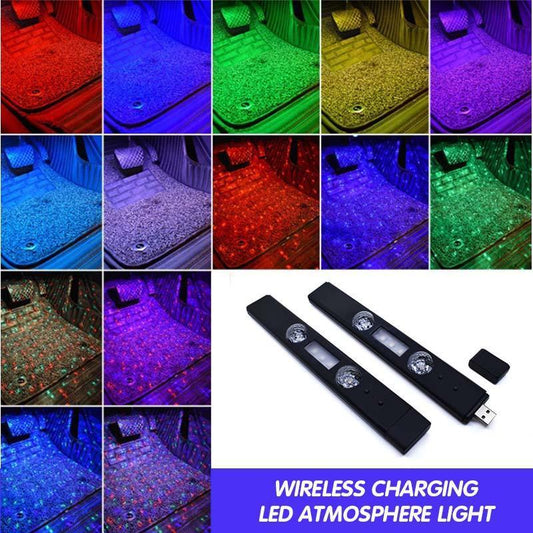 Luce ambientale a LED per la ricarica wireless