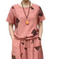 Set donna: top stampato a maniche corte e pantaloni 7/8