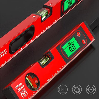 📏🔧 Livella magnetica multifunzione con display digitale LCD – Alta precisione per l'edilizia e il fai da te ⚡ Perfetta per incorniciare, eseguire lavori idraulici e misurare angoli.