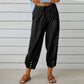 💓SCONTO DEL 60%!💞 Pantaloni da donna a gamba larga e dritta – Cotone e lino traspiranti, vestibilità aderente e tasche pratiche 👖