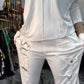 🌸Summer Special🌸 Top e pantaloni casual con stampa monogram da donna (set 2 pezzi)