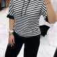 💥CALDO SALE 2025💥Set donna top a righe e pantaloni tinta unita