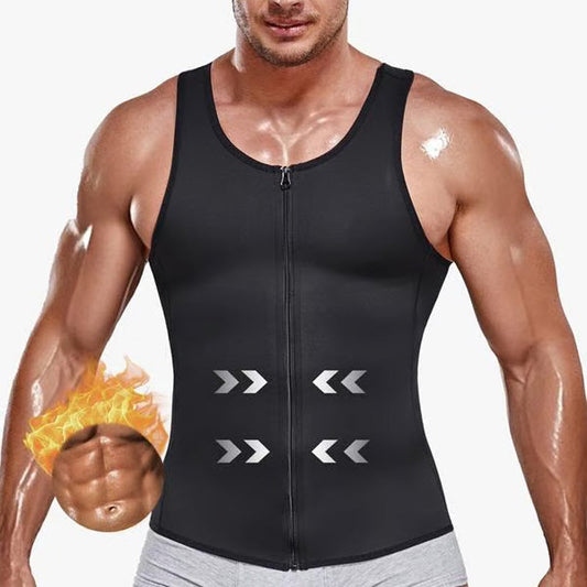 Gilet snellente con cerniera per uomo
