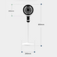 🌀 Ventilatore a piantana oscillante Quiet a 3 velocità – silenzioso, potente e versatile – perfetto per il soggiorno, la camera da letto e l'ufficio – con 3 velocità e funzione di oscillazione | Spedizione gratuita