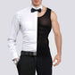 Gilet snellente da uomo in mesh che stringe la vita