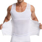 Gilet snellente da uomo in mesh che stringe la vita