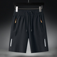 🔥 Vendita calda 70% di sconto 🥰  Shorts estivi elastici da uomo 💎 Tasche traspiranti, con cerniera e stretch fit 🩳❄️