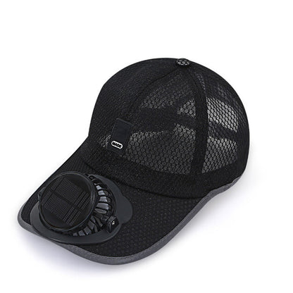 🌞 SCONTO DEL 50% IN QUESTO MOMENTO! 🍃 Cappellino da baseball traspirante con ventola solare – Doppia alimentazione, ventola regolabile a 360° e protezione UPF50+ 🧢