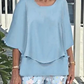 🔥ULTIMO GIORNO DI SALDI - SCONTO DEL 49%🔥 Completo pantaloni stampati e top girocollo da donna