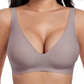 🍃Saldi estivi 55% di sconto⏰Reggiseno senza ferretto, senza cuciture, con scollo profondo a V e effetto push-up