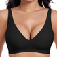 🍃Saldi estivi 55% di sconto⏰Reggiseno senza ferretto, senza cuciture, con scollo profondo a V e effetto push-up