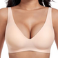 🍃Saldi estivi 55% di sconto⏰Reggiseno senza ferretto, senza cuciture, con scollo profondo a V e effetto push-up