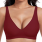 🍃Saldi estivi 55% di sconto⏰Reggiseno senza ferretto, senza cuciture, con scollo profondo a V e effetto push-up