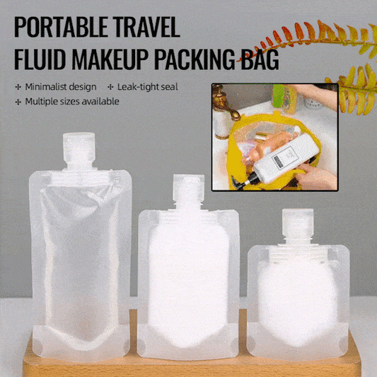 🔥Vendita limitata del 50%🌷portatile viaggio fluido trucco sacchetto di imballaggio (10 Pz)