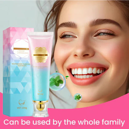 💖🦷 Acquista 1, ottieni 1 gratis！Dentifricio alla niacinamide – Denti più bianchi in 7 giorni, senza fluoro né perossido! ✨🌸