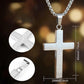 Collana con ciondolo a croce in acciaio inossidabile per uomo e donna