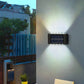 Lampada da parete a energia solare su e giù