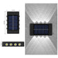Lampada da parete a energia solare su e giù