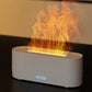 Desktop Colorful Simulated Flame Aromatherapy Diffuser