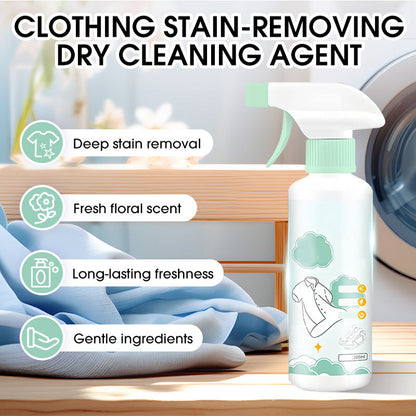 🧴 ACQUISTA 3, OTTIENI 1 GRATIS! 👔 Agente di lavaggio a secco per macchie – Rimozione istantanea, Sicuro sui tessuti & Senza pretrattamento ✨