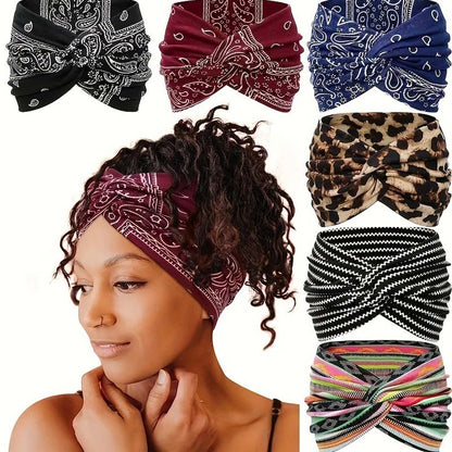 ⏳Solo per un periodo limitato: 50 % di sconto 💥 Fascia elastica larga per la fronte – un look perfetto in un attimo!