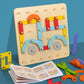 Puzzle Montessori con tessere da incastrare 🎅Idea regalo di Natale!🎁Spedizione gratuita