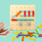 Puzzle Montessori con tessere da incastrare 🎅Idea regalo di Natale!🎁Spedizione gratuita
