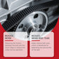 Spray lubrificante antirumore multiuso per cinghie auto
