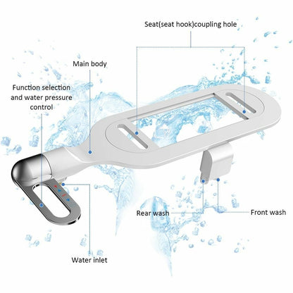 Bagno Bidet non elettrico a doppio getto Lavatoio per WC Bidet igienico Bidet autopulente
