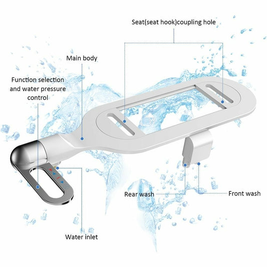 Bagno Bidet non elettrico a doppio getto Lavatoio per WC Bidet igienico Bidet autopulente