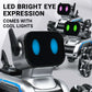🤖✨ SCONTO DEL 50%! Cane robot acrobatico a 8 ruote – Capriole a 360° e comando gestuale 🐶🎮 Giocattolo interattivo con luci LED per bambini