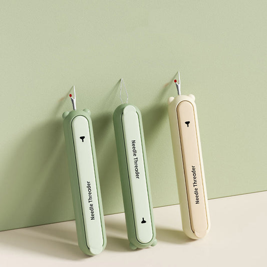 Strumento 2 in 1 per infilare e scucire